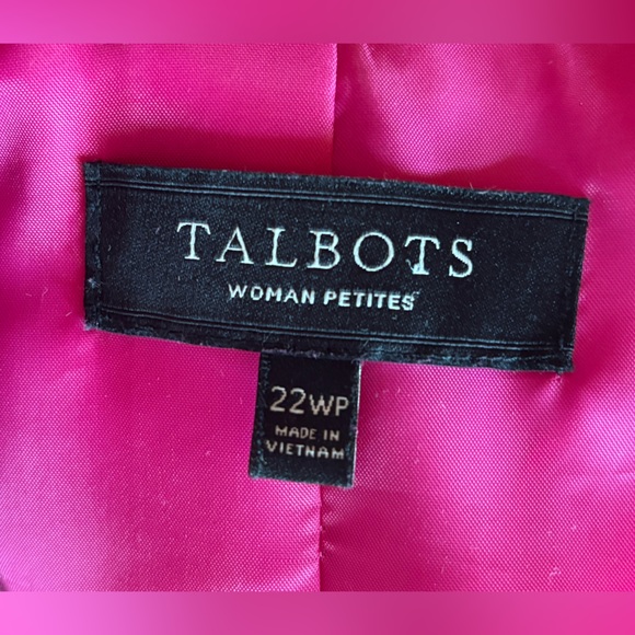 Talbots Fuchsia Cape Jacket - Picture 7 of 9